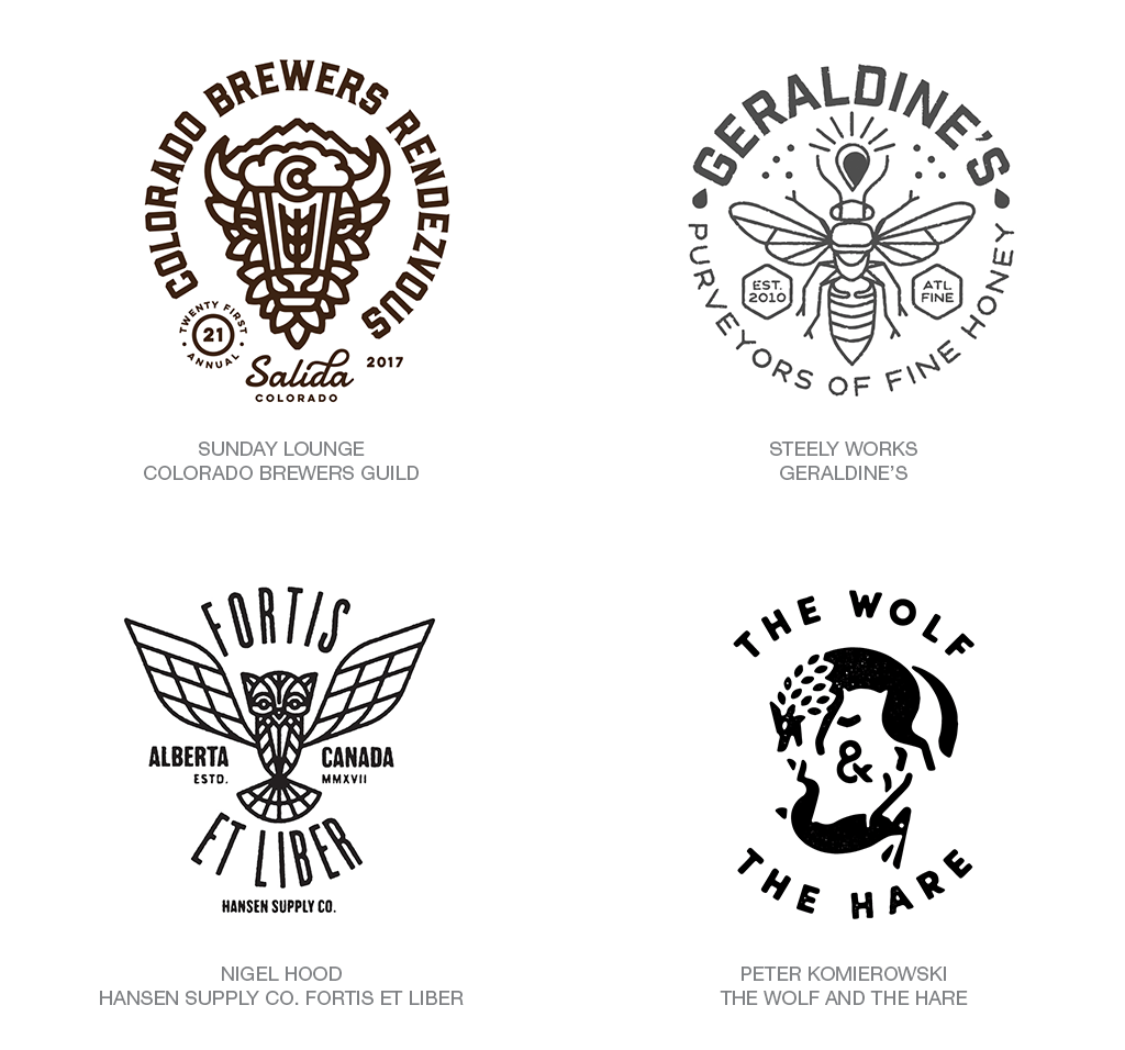 logos hipster